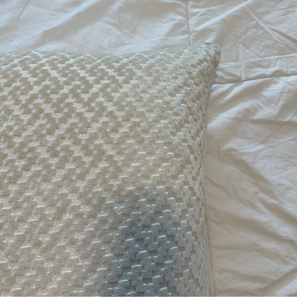 Callisto Home Cream Textured Pillow